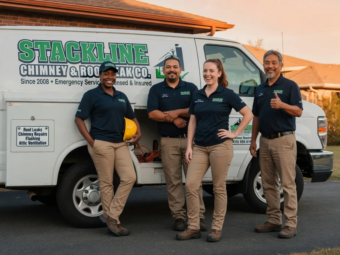 Chimney flashing repair company in Little Hocking, OH
